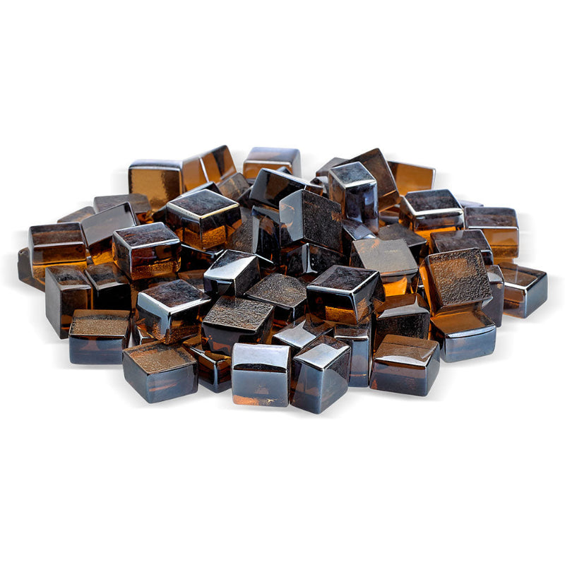 Warming Trends Copper-Cubes fire glass