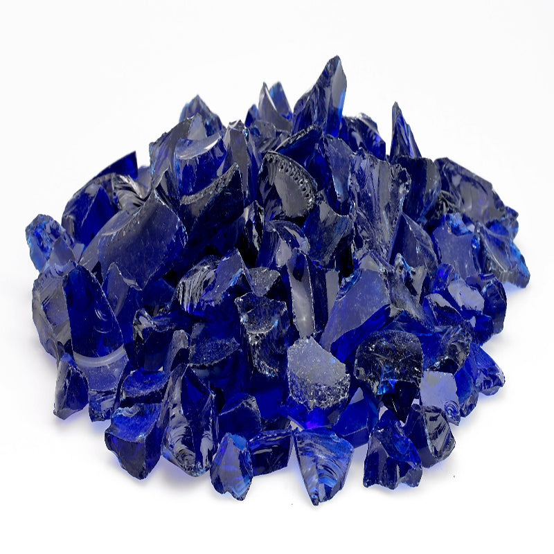 Warming Trends DarkBlue-Recycled fire glass media