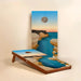 Elaki Majestic Pictured Rocks Cornhole Boards - 2ft x 4ft Solid Mahogany with Premium Plywood