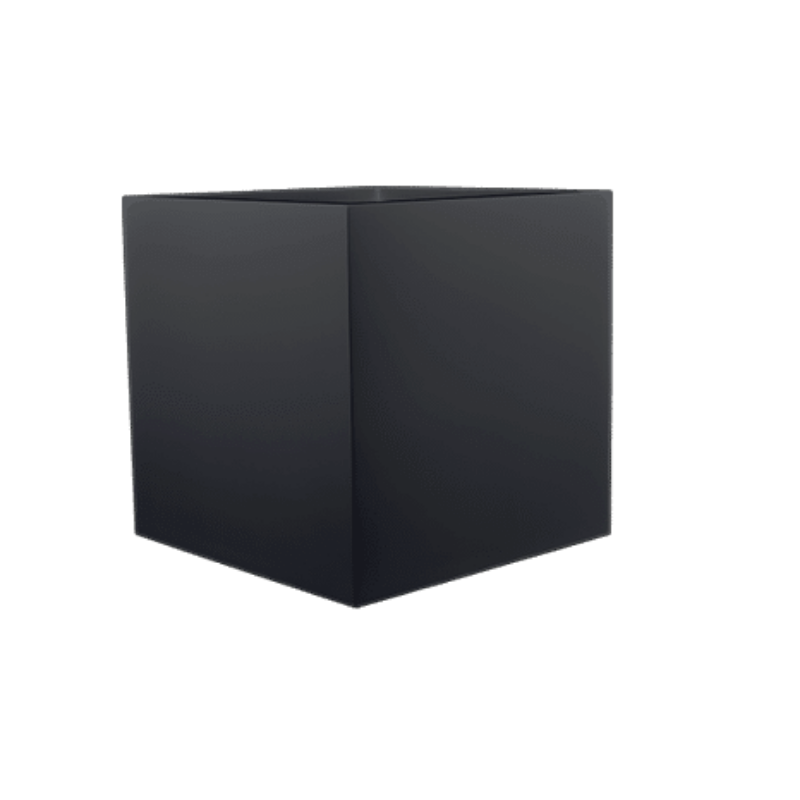 Matte Charcoal montroy cube planter