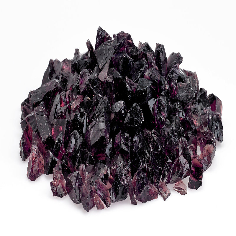 Warming Trends Purple-Recycled fire glass media