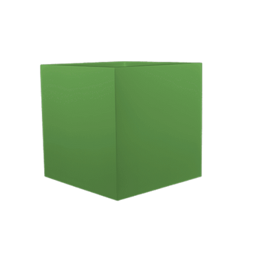 Satin_Green_Montroy cube planter