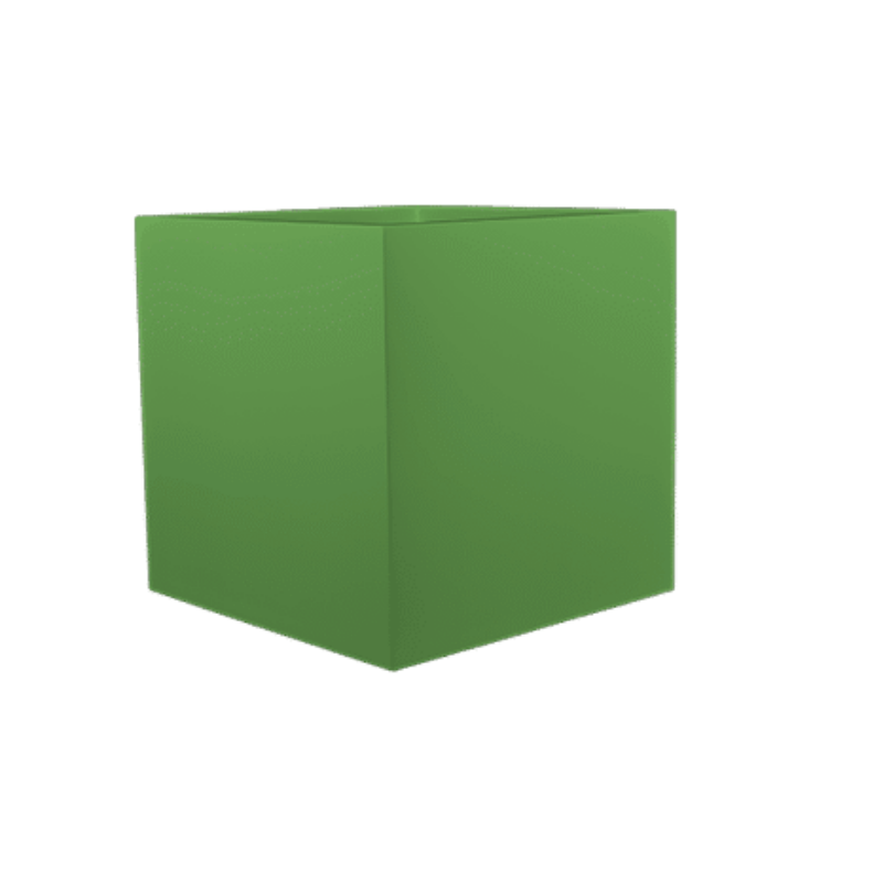 Satin_Green_Montroy cube planter